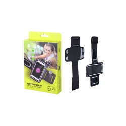 ONEPLUS WATERPROOF SPORTS ARMBAND J6792 NE FOR 4-4.8" PHONES BLACK